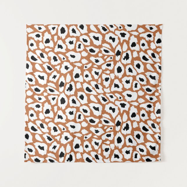 Tenture Leopard pattern, african animal print design (Devant)