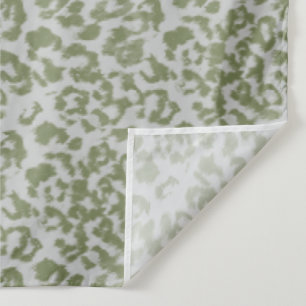 Tenture Léopard tacheté gris olive