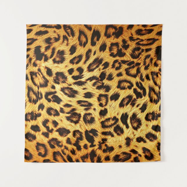 Tenture Leopard tendance : Motif de design de peau. (Devant)