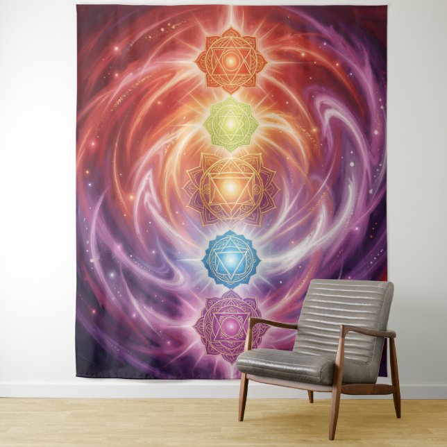 Tenture Les 7 Chakras´10 (En situation)