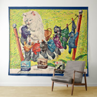 Les années 1940 Carter’s Ink and mama cat and kitt