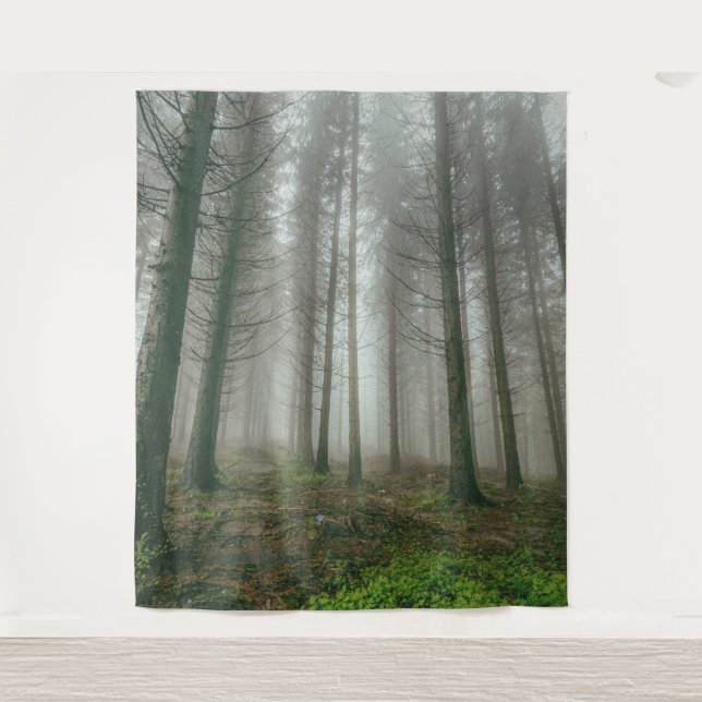 Tenture Les arbres forestiers d'hiver #11 (Devant)