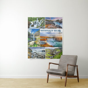 Tenture Les chutes d'Islande