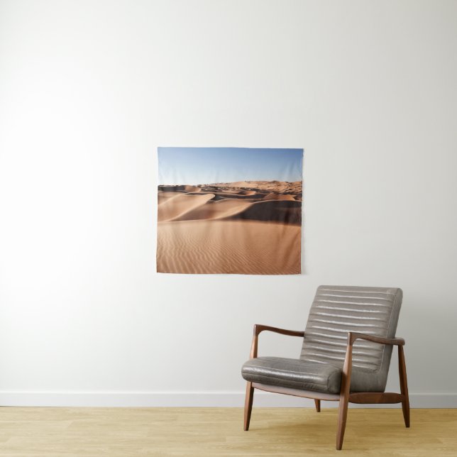 Tenture Les déserts | Dunes de sable des Émirats arabes un (En situation (horizontale))