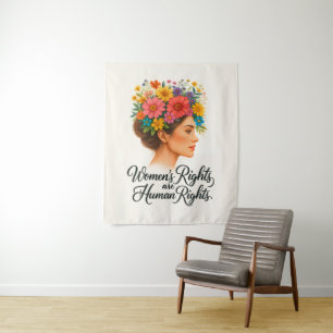 Tenture Les droits de la femme sont des droits de l'homme 