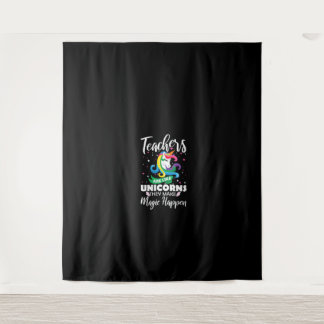 Tenture Les Enseignantes Sont Comme Des Unicornes, Elles F
