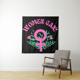 Tenture Les femmes peuvent être féministes