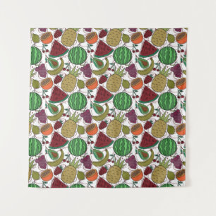 Tenture Les Fruits sautés Fruit surface pattern 25