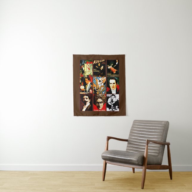 Tenture les magiciens illusionnistes, les psychologues mon (En situation)