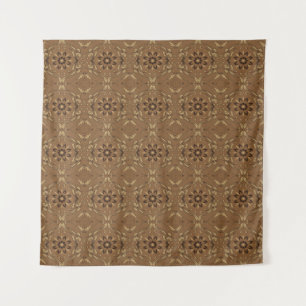 Tenture Les motifs floraux de beauté sur Kawung batik desi