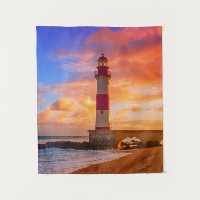 Tenture Les phares | Phare Itapuã Bahia Brésil (Devant)