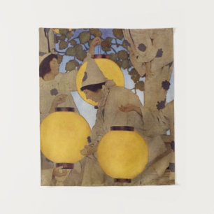 Tenture Les Porteurs de lanternes - Maxfield Parrish