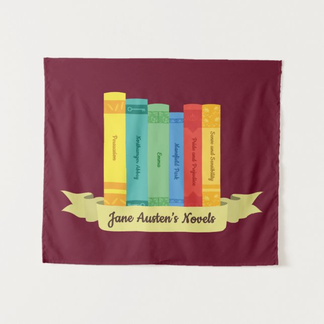 Tenture Les romans de Jane Austen III (Devant (Horizontal))