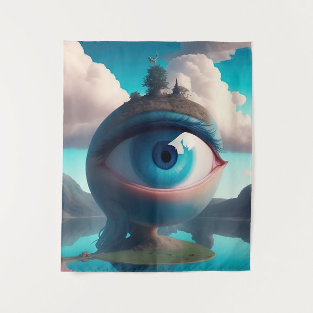 Tenture Les Yeux Vous Regardent (Devant)