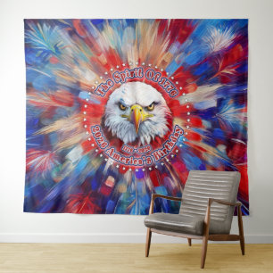 Tenture L'Esprit de 1776, 2026 L'aigle rouge de feu d'Amér