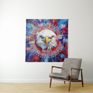 Tenture L'Esprit de 1776, 2026 L'Aigle Rouge de Feu d'Amér