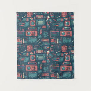 Tenture L'explosion du passé : la technologie des années 8