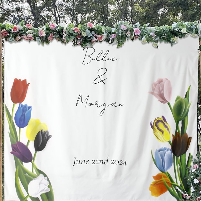 Tenture LGBTQ plus Fleurs tulipes (Créateur téléchargé)