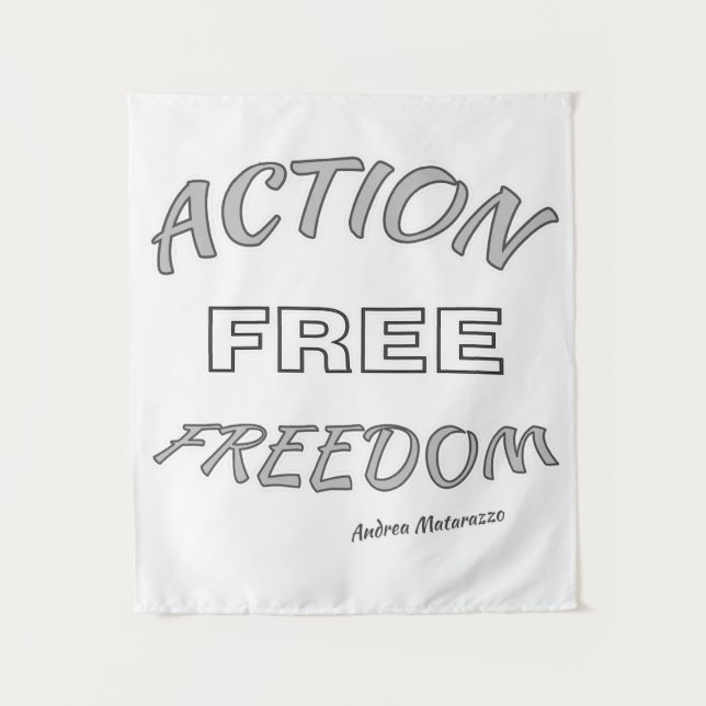 Tenture Liberté d'action (Devant)