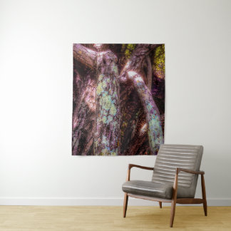 Tenture Lichen dans la lumière du soleil appliquée