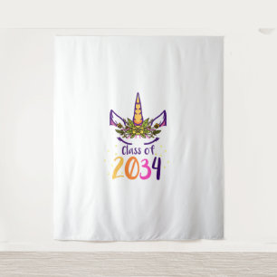 Tenture Licorne Classe 2034 Grandir avec moi T-shirt pour 