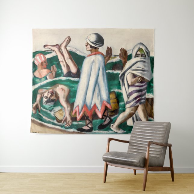 Tenture Lido | Max Beckmann | (En situation (horizontale))