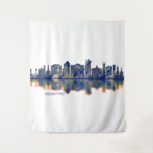 Tenture Ligne Skyline Bridgeport