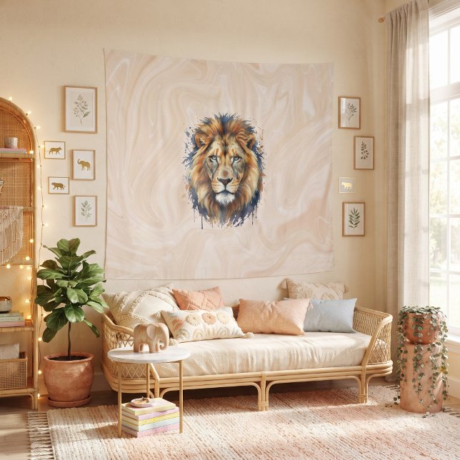 Tenture Lion (Créateur téléchargé)
