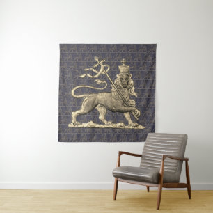 Tenture Lion de Juda Affiche Rasta Affiche Reggae