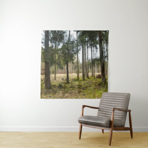 Tenture Liste forestière à feuillage persistant 2