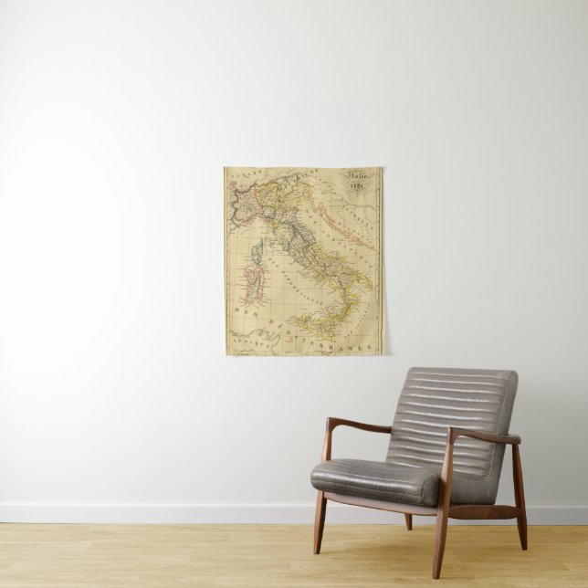 Tenture L'Italie 4 (En situation)