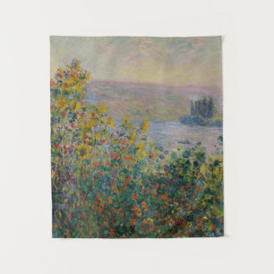 Tenture Lits vintages de fleurs Monet à Vétheuil
