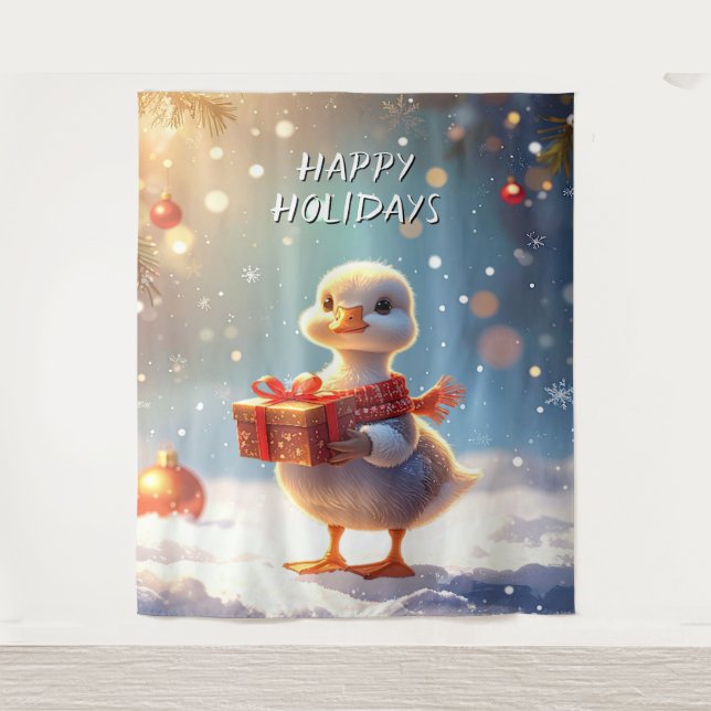 Tenture Little Duck Holiday Backdrop (Devant)