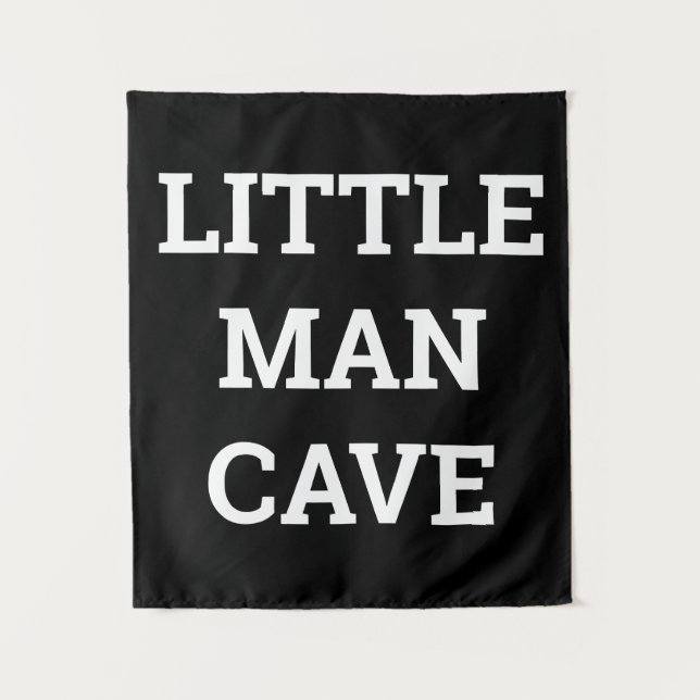 Tenture Little Man Cave Boy's Room Nursery Playroom Wall (Devant)