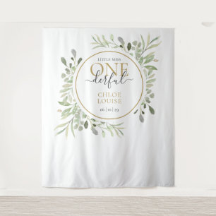 Tenture Little Miss ONEderful First Birthday Photo Booth