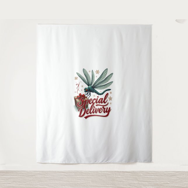 Tenture Livraison actuelle libellule (Devant)