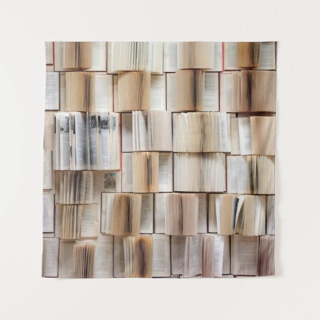Tenture Livre de livres muraux mur décoratif (Devant)