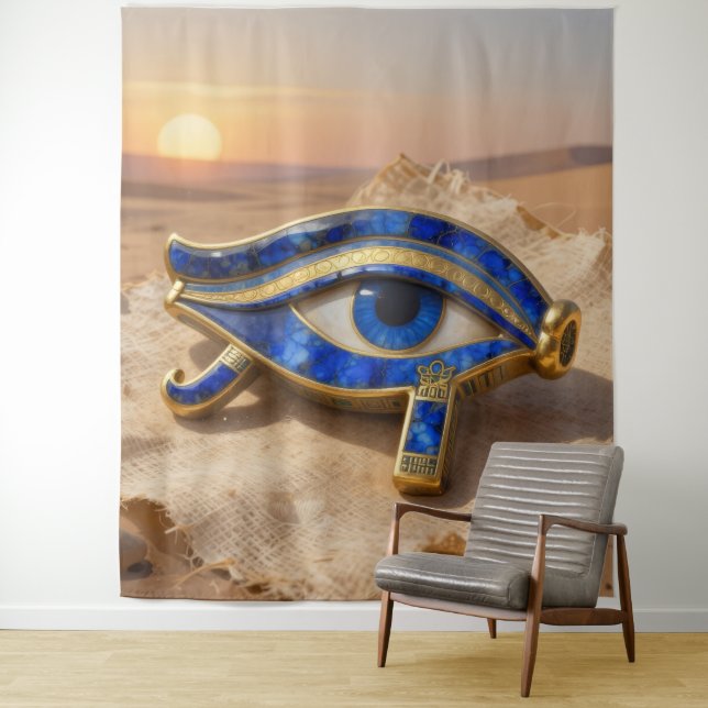 Tenture L'œil égyptien (En situation)