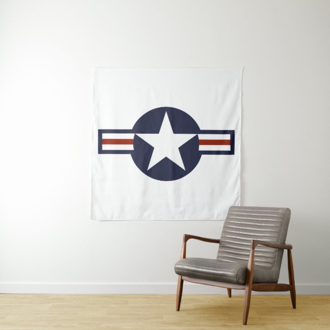Tenture logo de l'armée de l'air (En situation (horizontale))