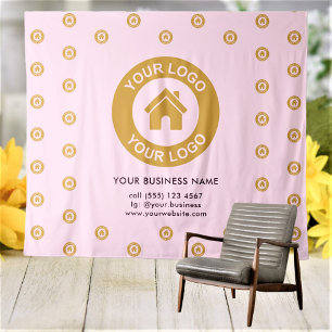 Tenture Logo de l'entreprise personnalisée Événement comme