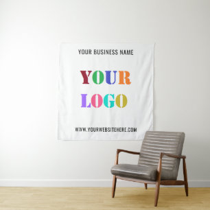 Tenture Logo Personnalisé Promotionnel Business 