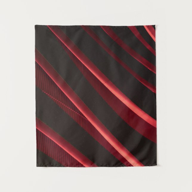 Tenture Logo rouge et noir (Devant)