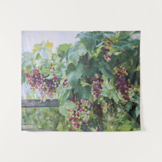 Tenture Loire Valley Vineyard – French Grape Painting