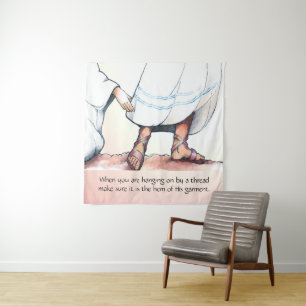 Tenture L'ourlet de son vêtement