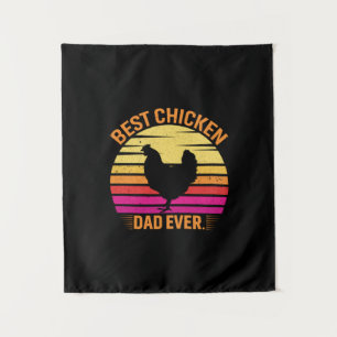Tenture Louvain de poulet   Meilleur papa de poulet jamais