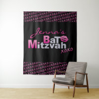 LOVE & KISSES Bat mitzvah ROSE Photo-Op fond