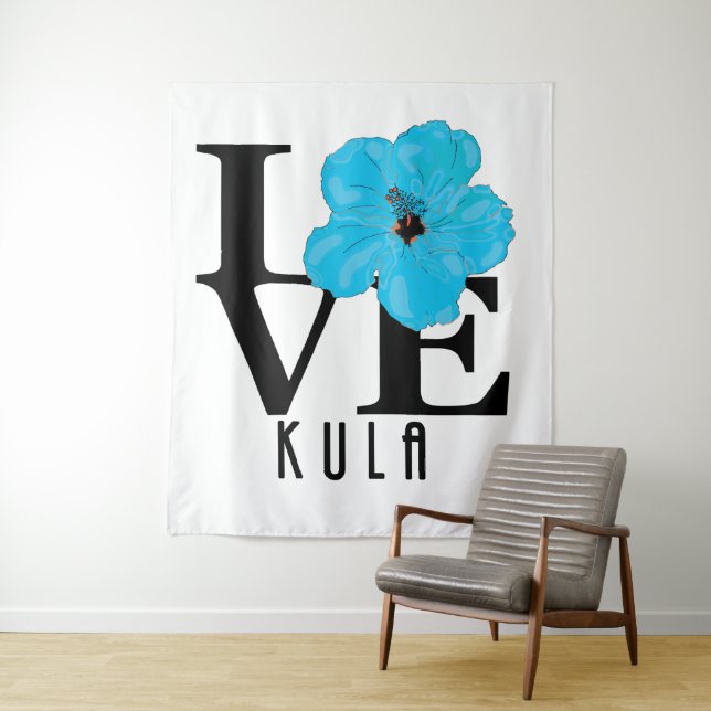 Tenture LOVE Kula Hawaii (En situation)