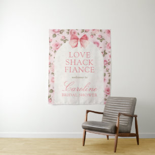 Tenture Love Shack Fête des mariées de financement Affiche