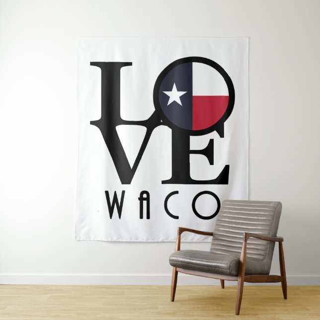 Tenture LOVE Waco (En situation)