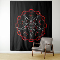 Lucifer Star Gothique Fractal Occult Art